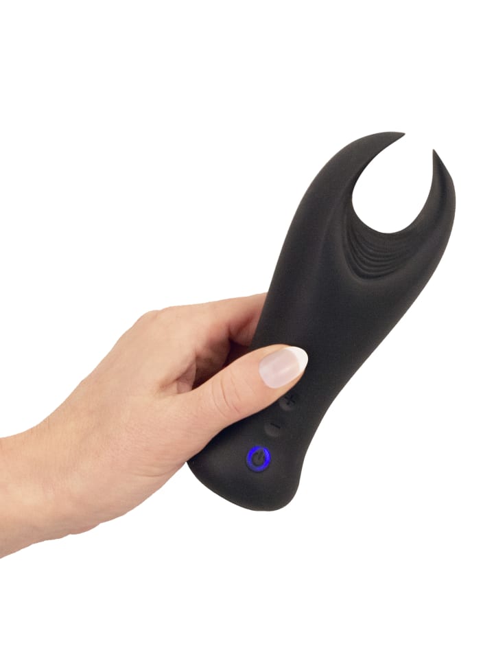 Rebel Masturbator Flügel-Vibrator in schwarz günstig kaufen 16 cm