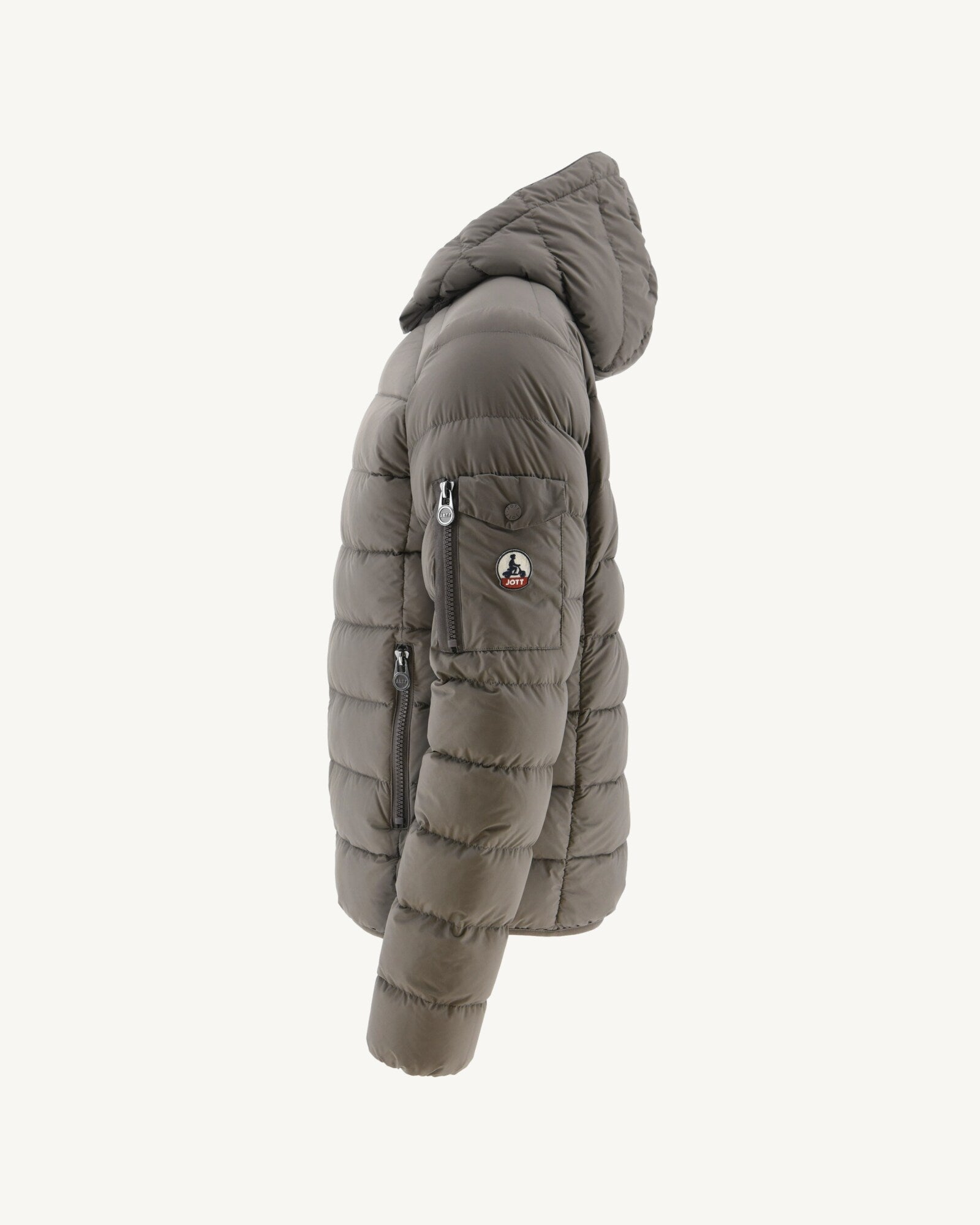 Doudoune à capuche Grand Froid Taupe Adrien