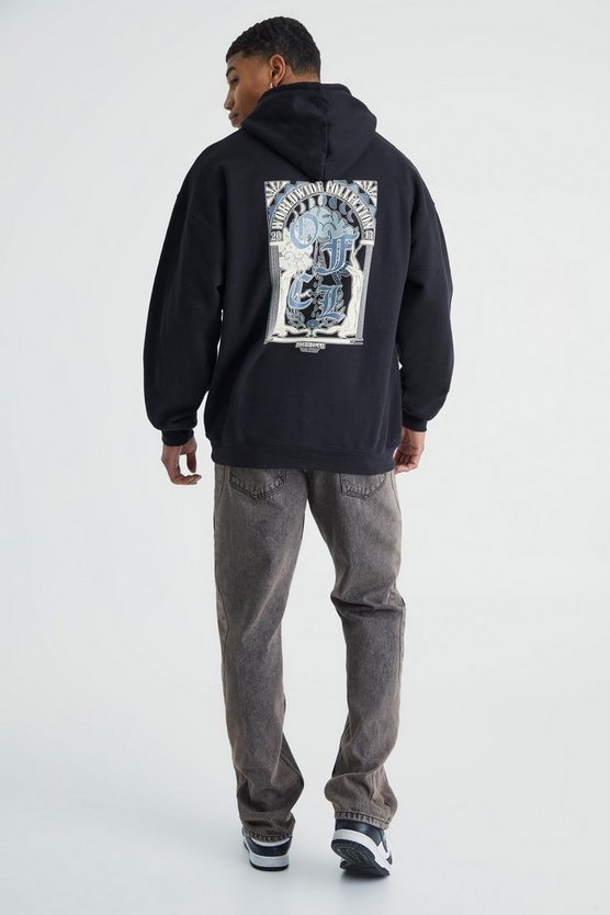 Oversize Hoodie mit Renaisscance Print