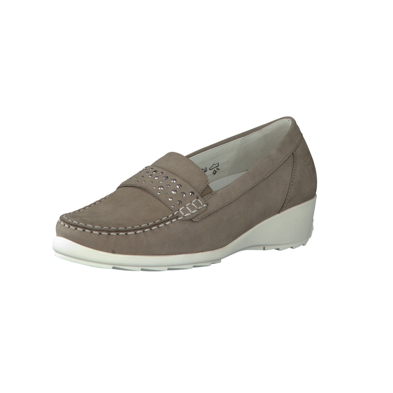 WALDLÄUFER Komfort Slipper beige NUBUK-SOFT