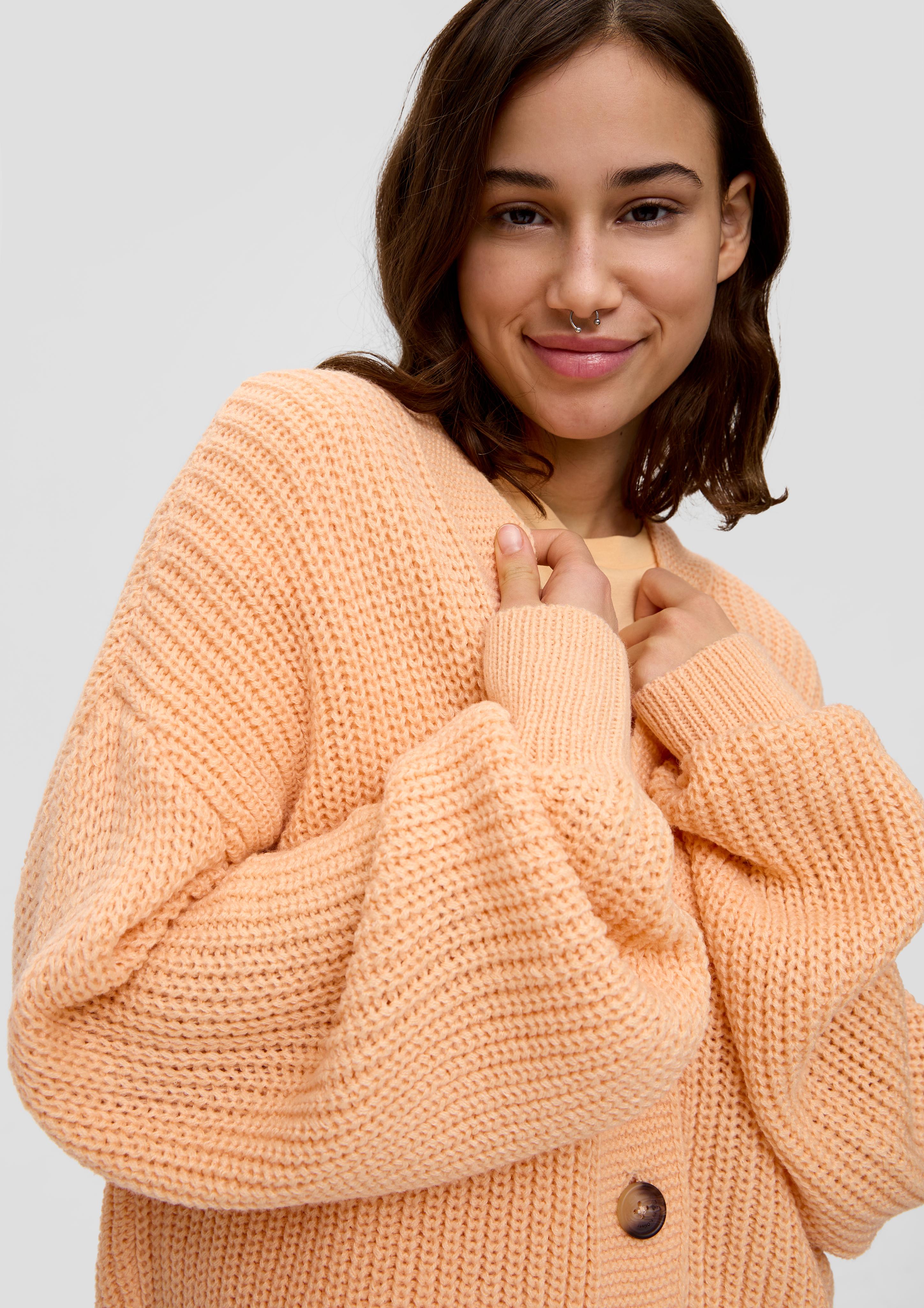 Strickjacke mit V-Ausschnitt  2140592-2101
