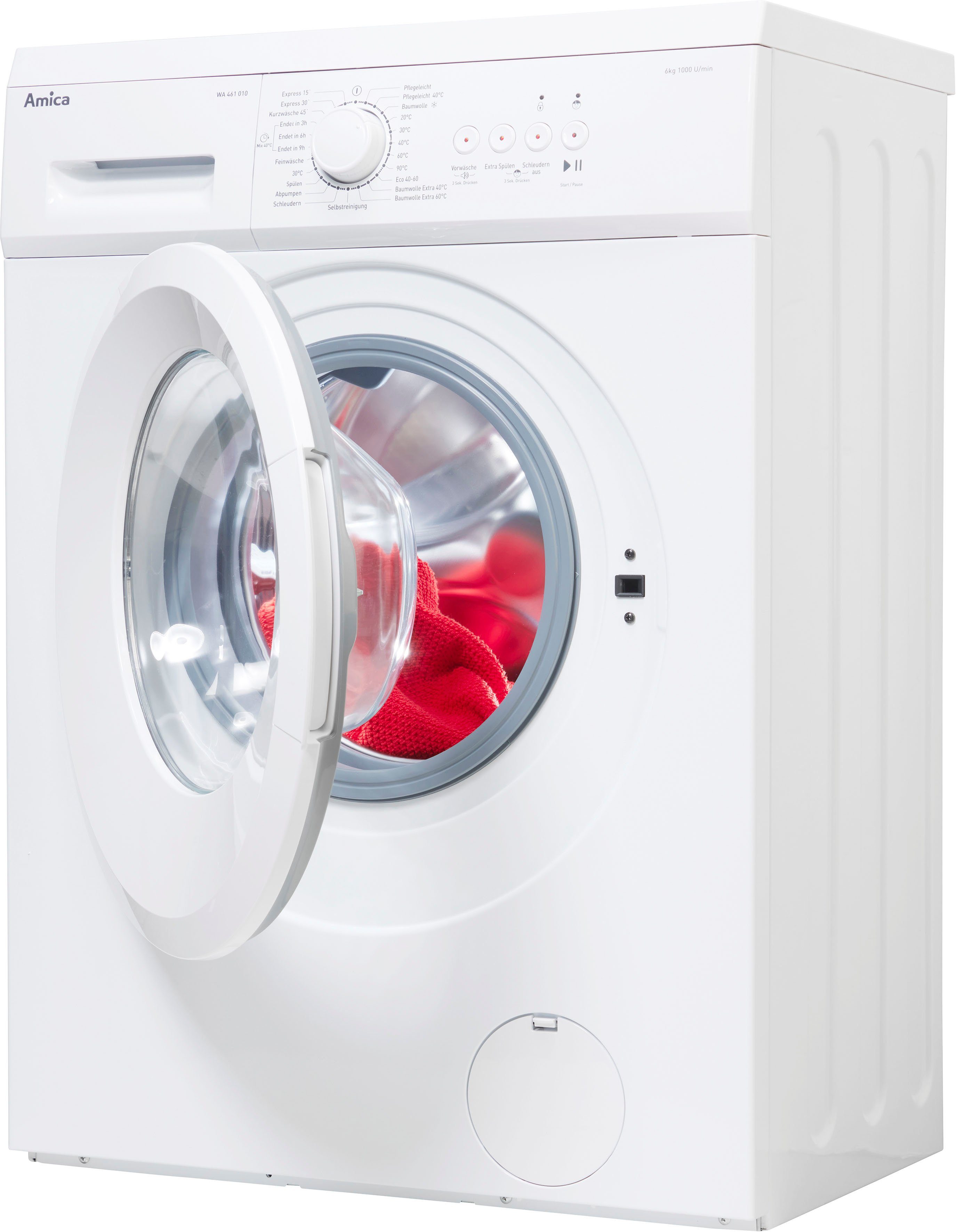 Amica Waschmaschine WA 461 010 W, 6 kg, 1000 U/min