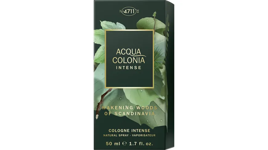 4711 ACQUA COLONIA Intense Wakening Woods of Scandinavia Eau de Cologne 50 ml