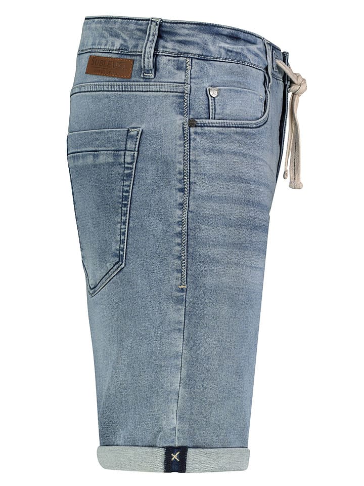 Authentic Style Jeans-Bermudas in Hellblau günstig kaufen