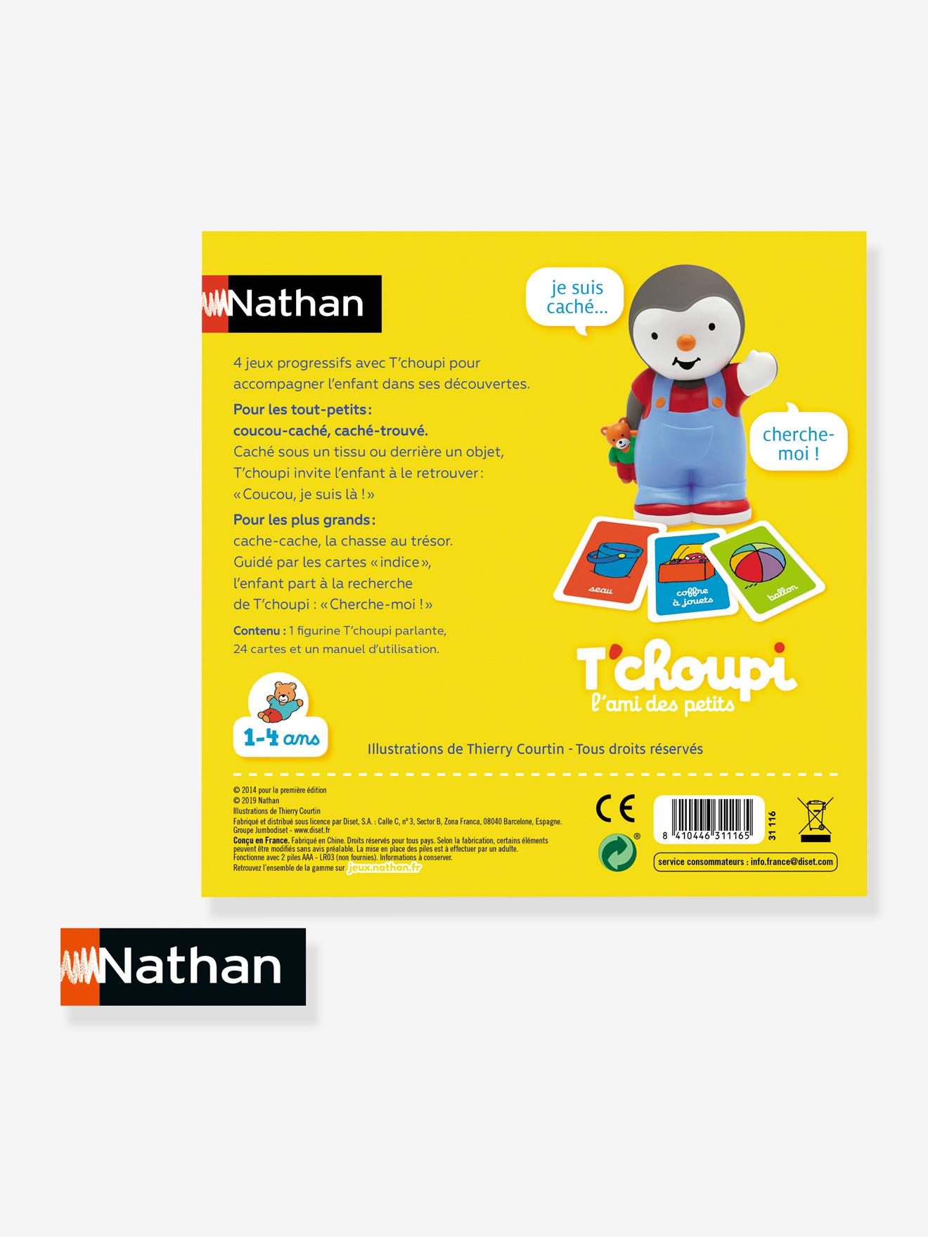 Cache-cache T'choupi NATHAN jaune