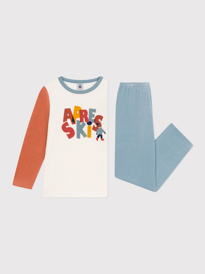 PETIT BATEAU Pyjama in Weiß/ Bunt günstig kaufen