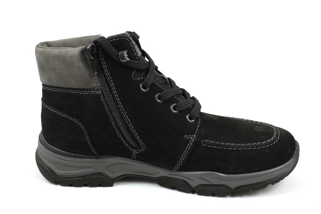 RIEKER Schnür-Stiefeletten schwarz
