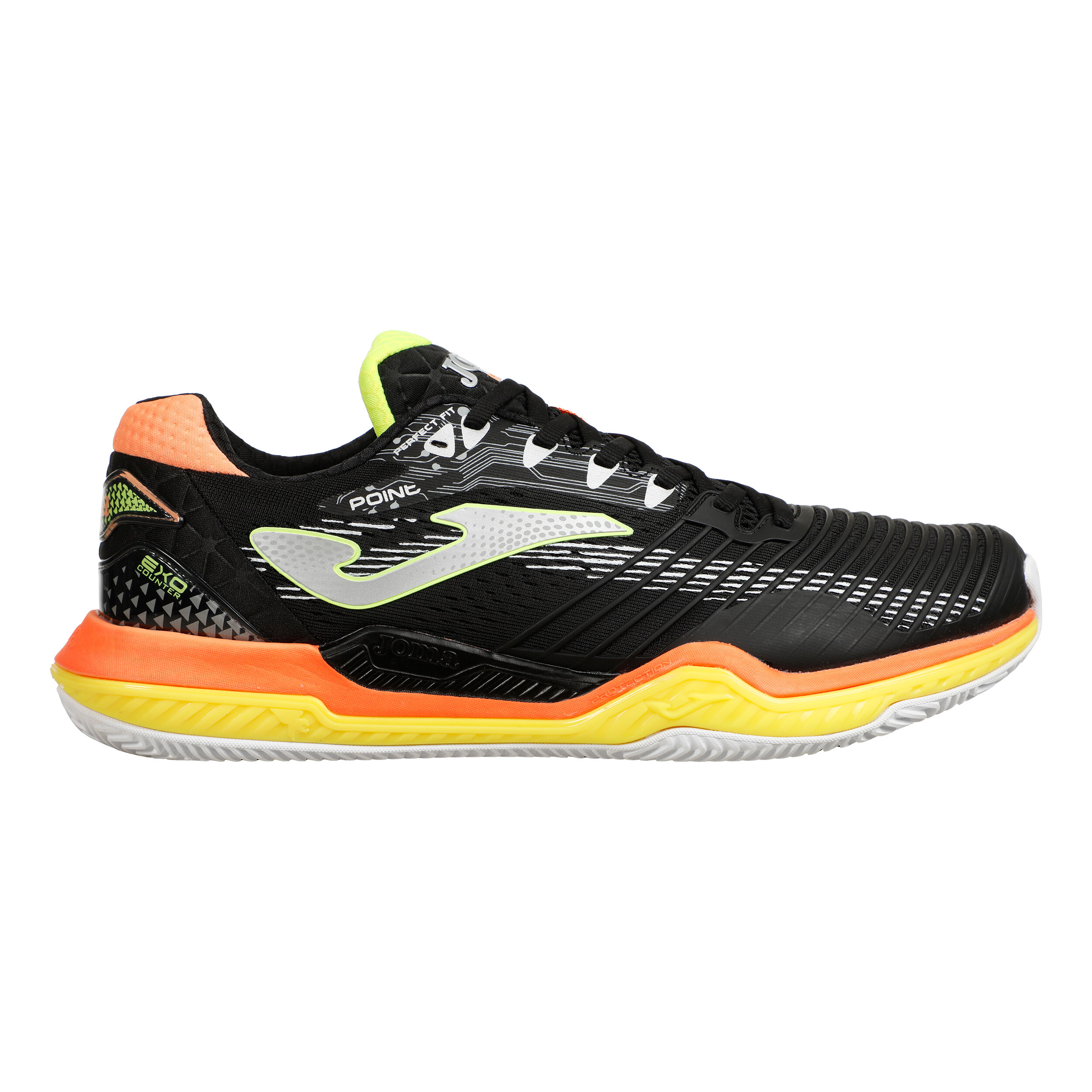 Point Sandplatzschuh Herren - Schwarz, Orange
