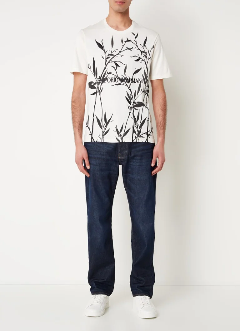 Tricou Emporio Armani cu logo imprimat