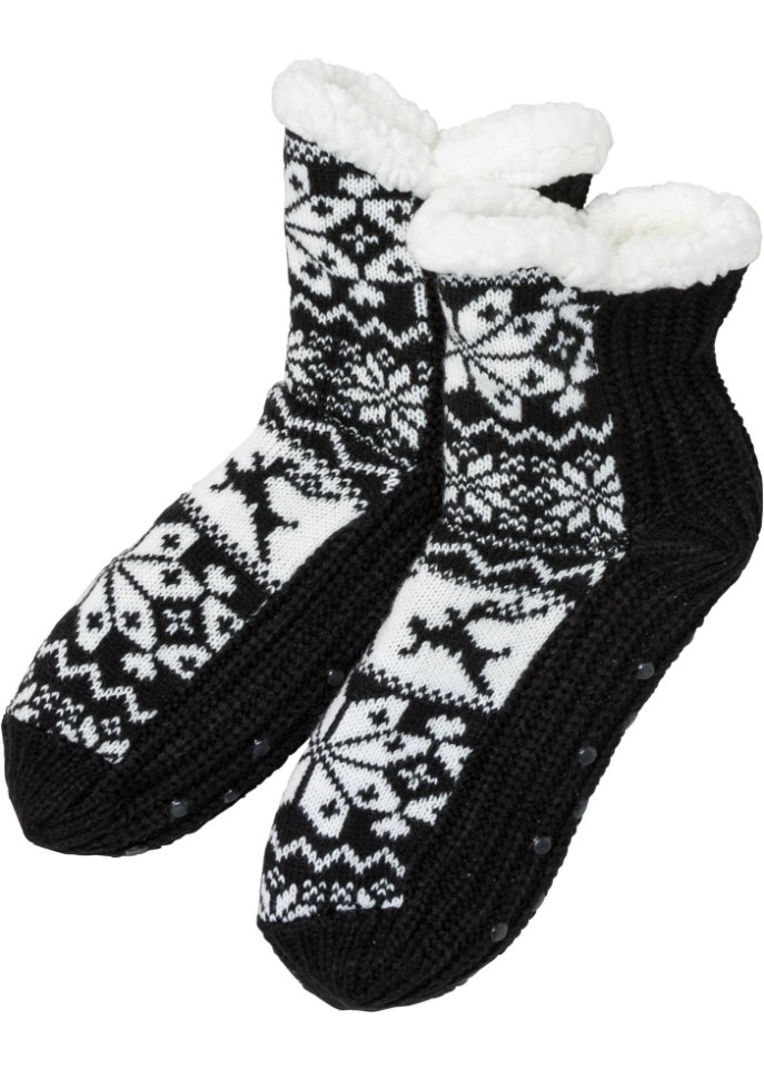 Kuschelhalbsocken mit Teddyfutter
