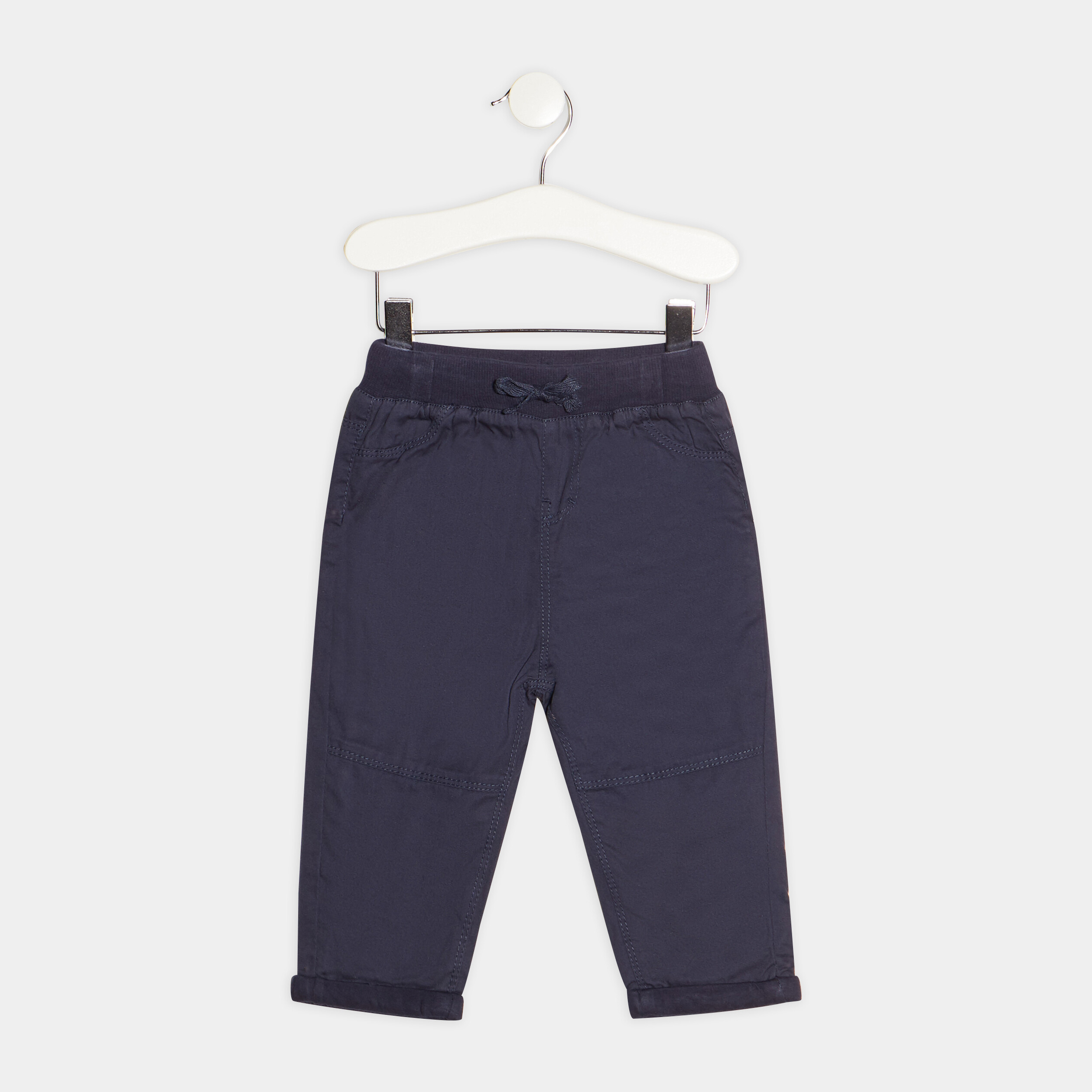 Pantalon droit bleu marine bébé garçon | La Halle
