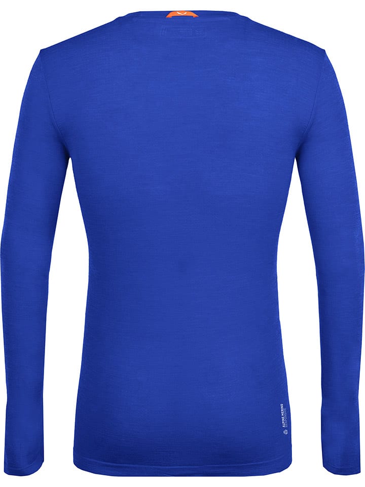 Salewa Funktionslongsleeve in Blau günstig kaufen