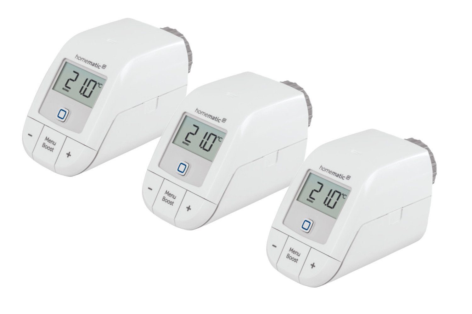 Homematic IP Heizkörperthermostat Heizkörperthermostat - basic (3er Set), (Set, 3 St)