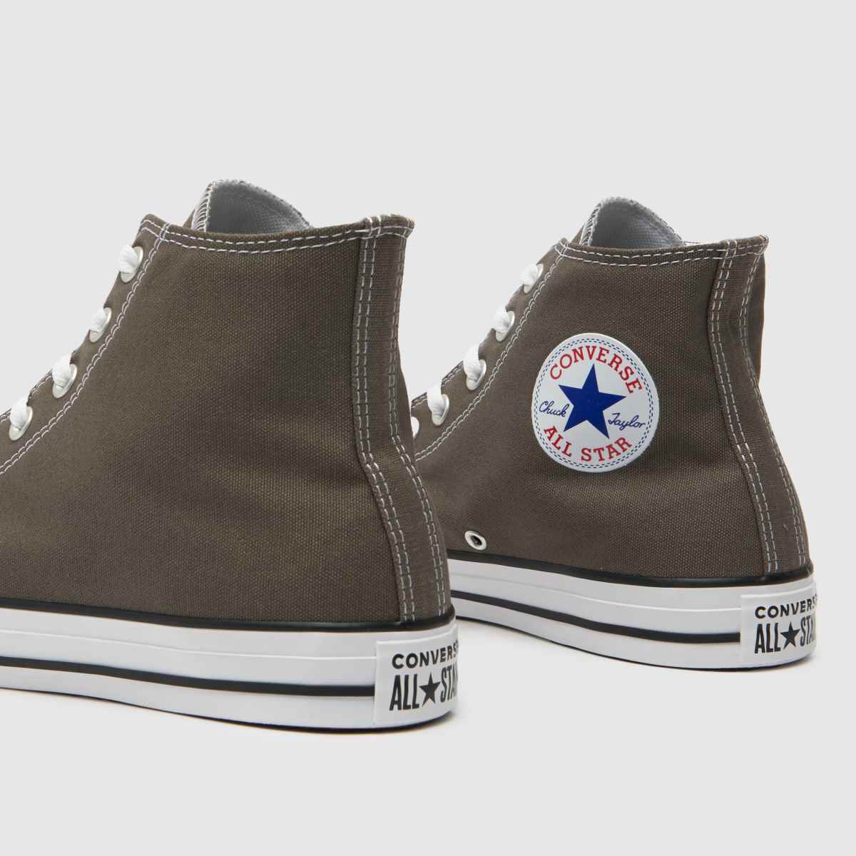 Converse All Star – Grå höga sneakers
