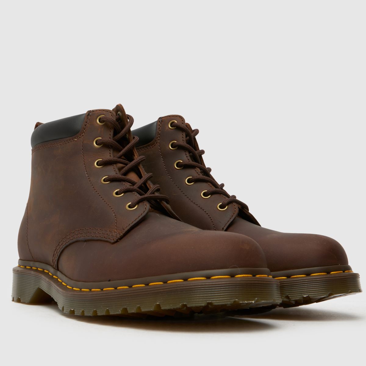 Dr Martens 939 Ben – Mörkbruna stövlar med 6 ögon