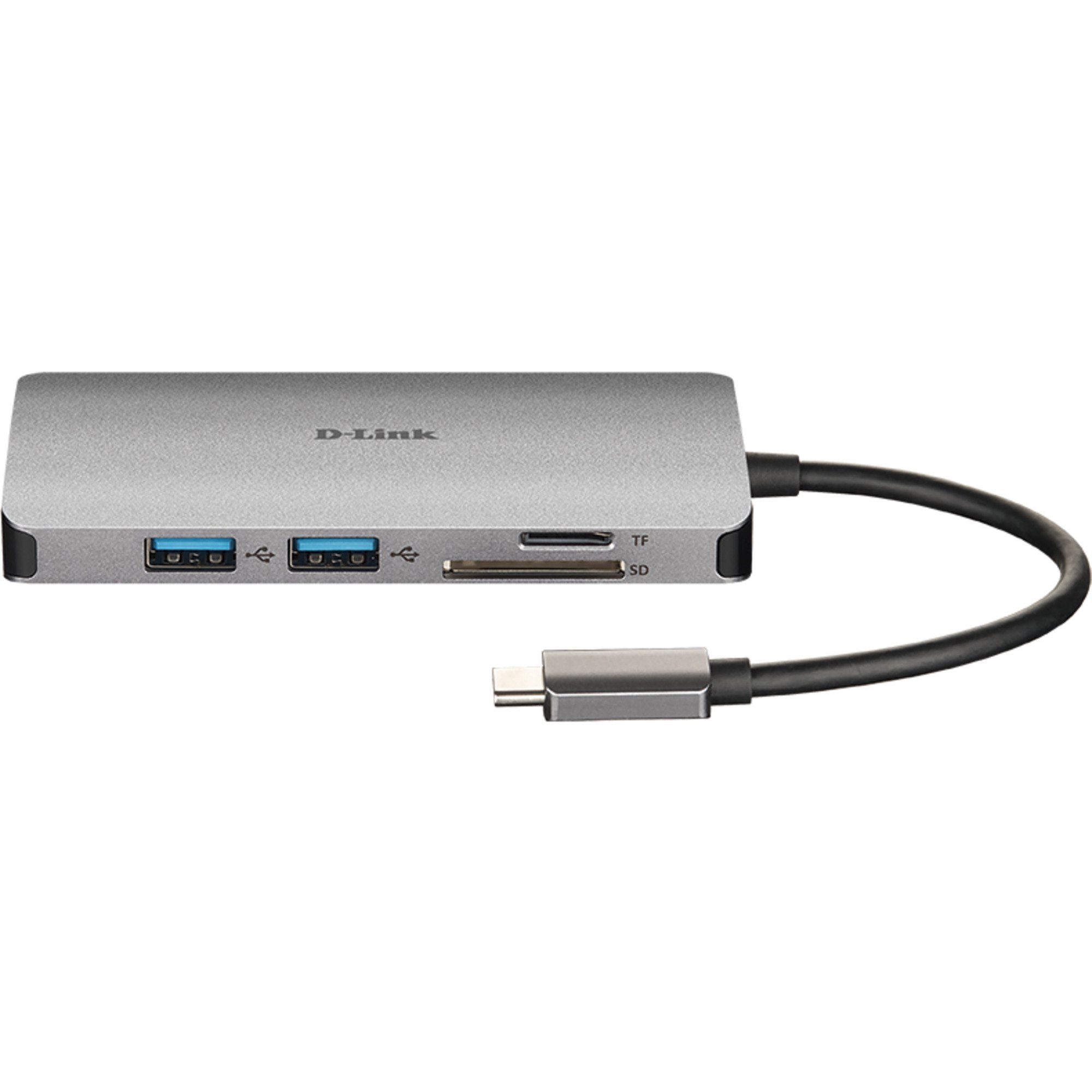 D-Link Laptop-Dockingstation D-Link DUB-M810 8‑In‑1 USB‑C Hub, Dockingstation