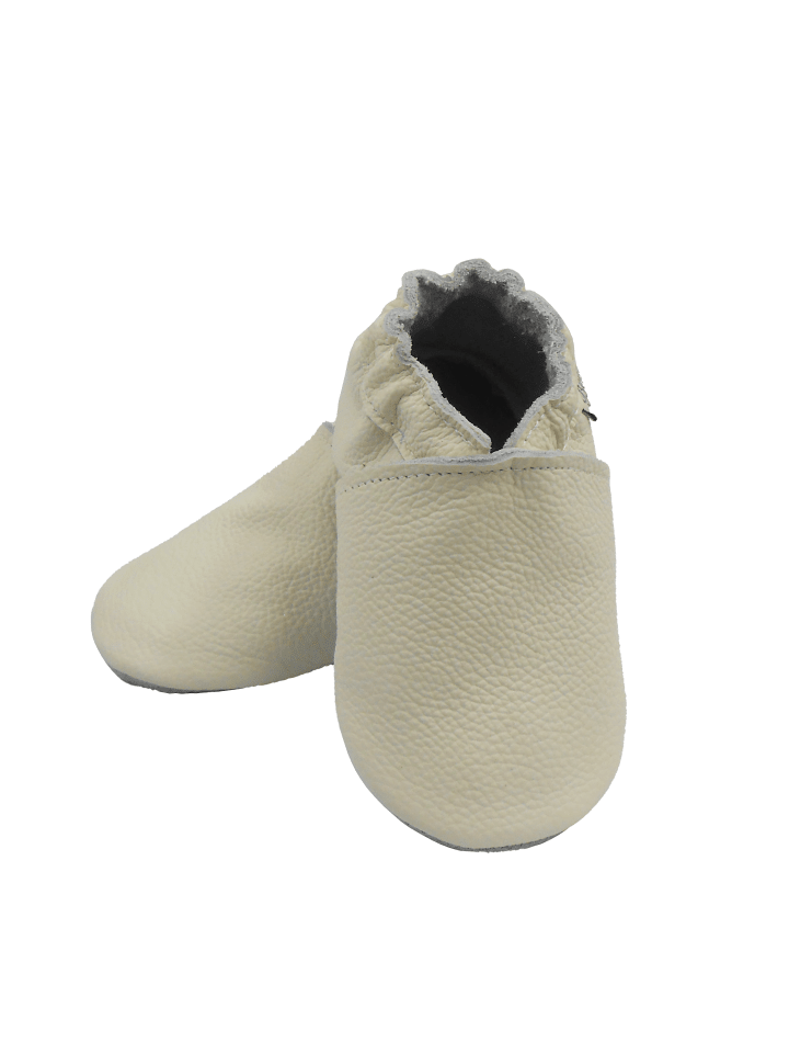 Yalion Leder-Krabbelschuhe in Beige günstig kaufen