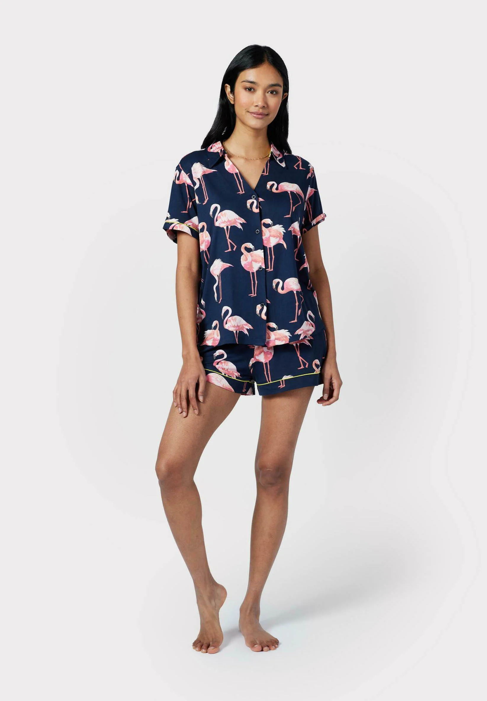 Chelsea Peers CONJUNTO ESTAMPADO DE FLAMENCOS - Pijama