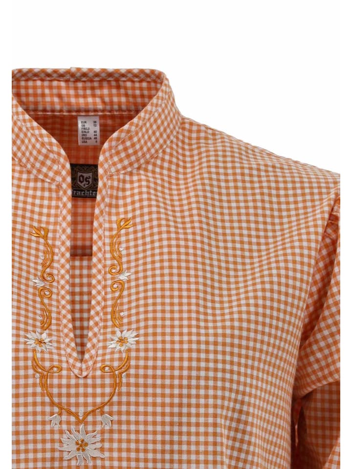 OS-Trachten Trachtenbluse Porivo in orange günstig kaufen