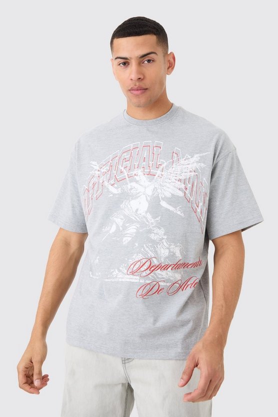 Oversize T-Shirt mit Print