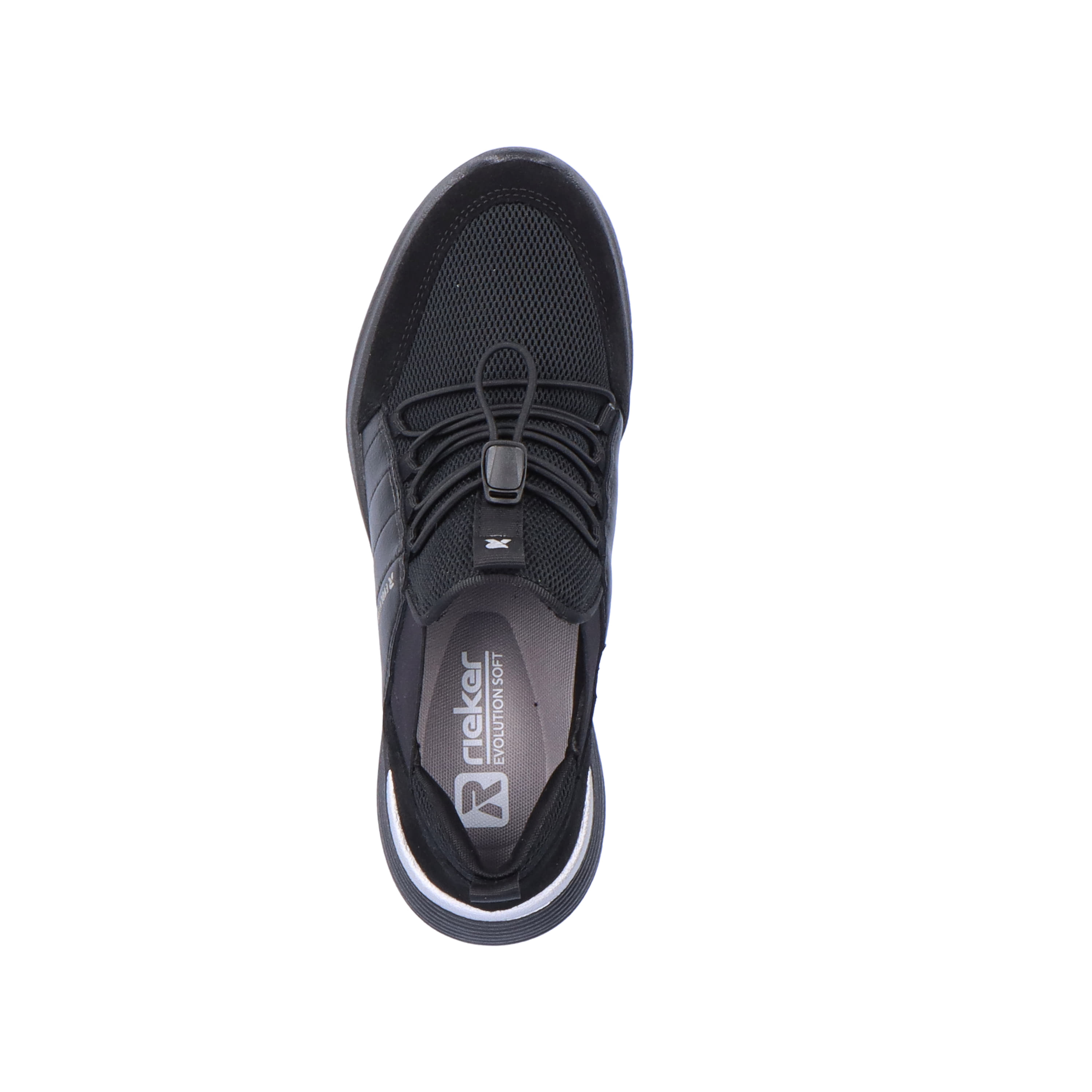 Rieker Damen Slipper shadow black