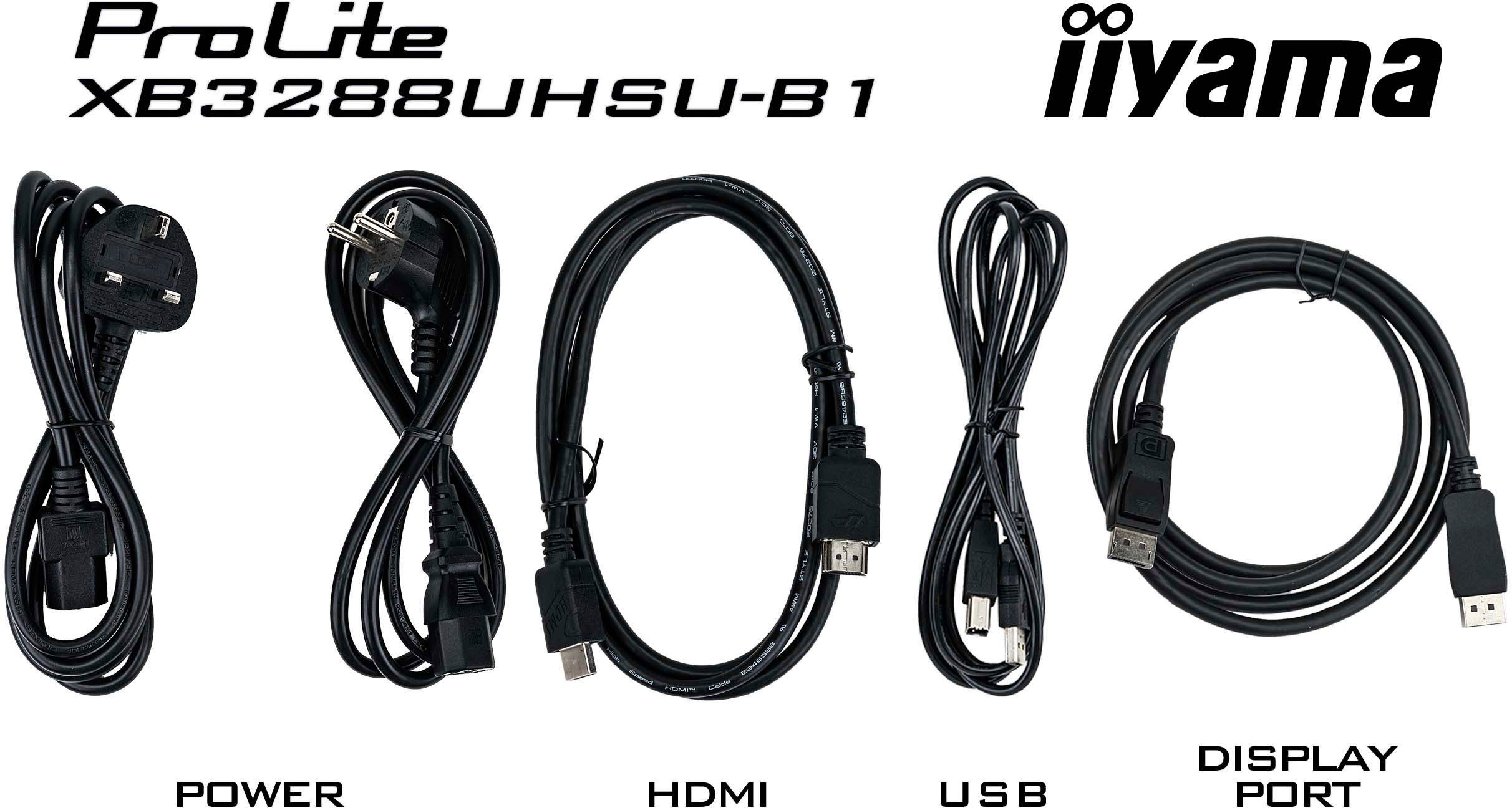 Iiyama Polite XB3288UHSU-B1 Gaming-Monitor (81,3 cm/31,5 