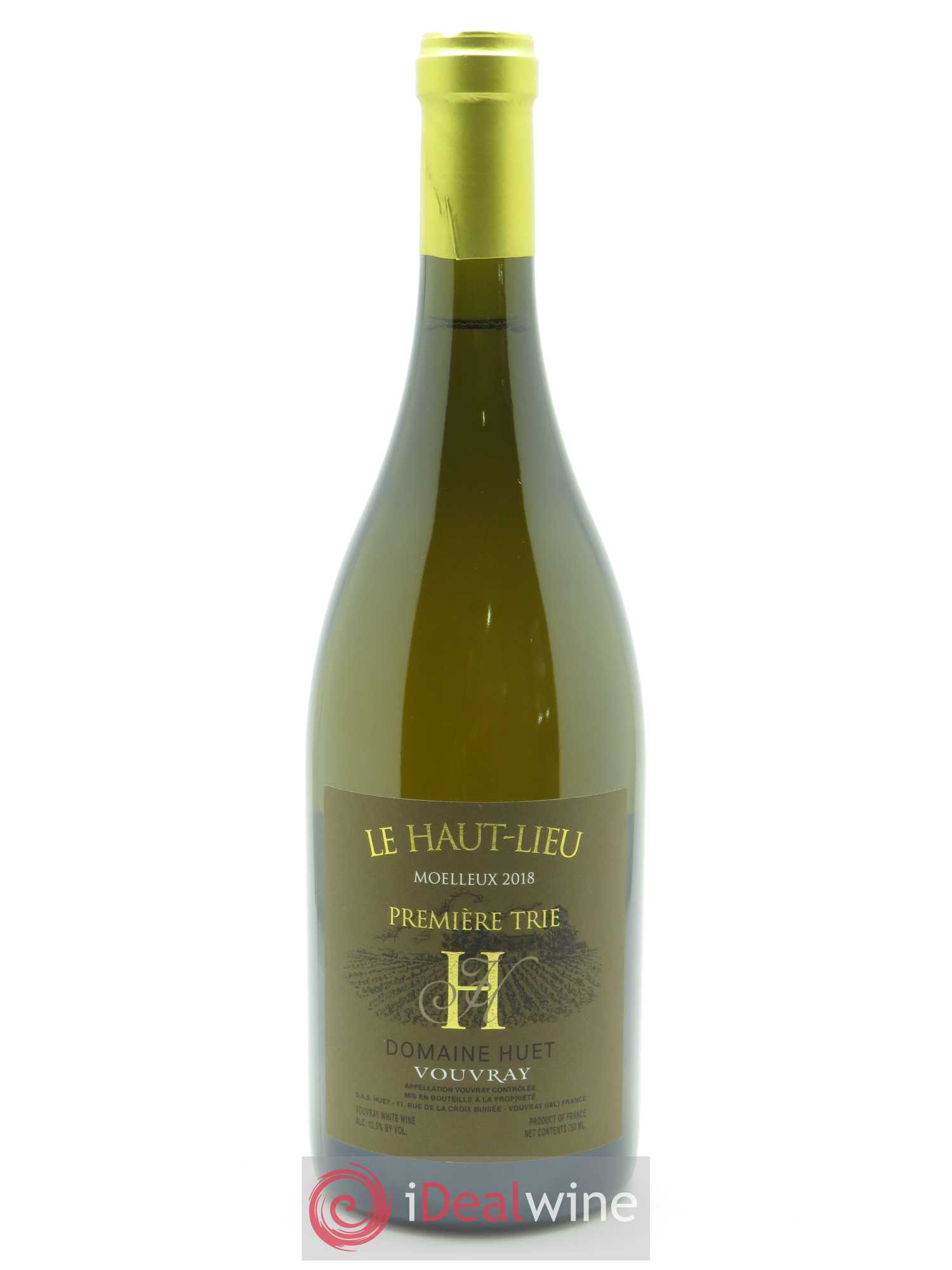Vouvray Le Haut Lieu Moelleux 1ère Trie Huet (Domaine)  2018 - Lot de 1 Bouteille