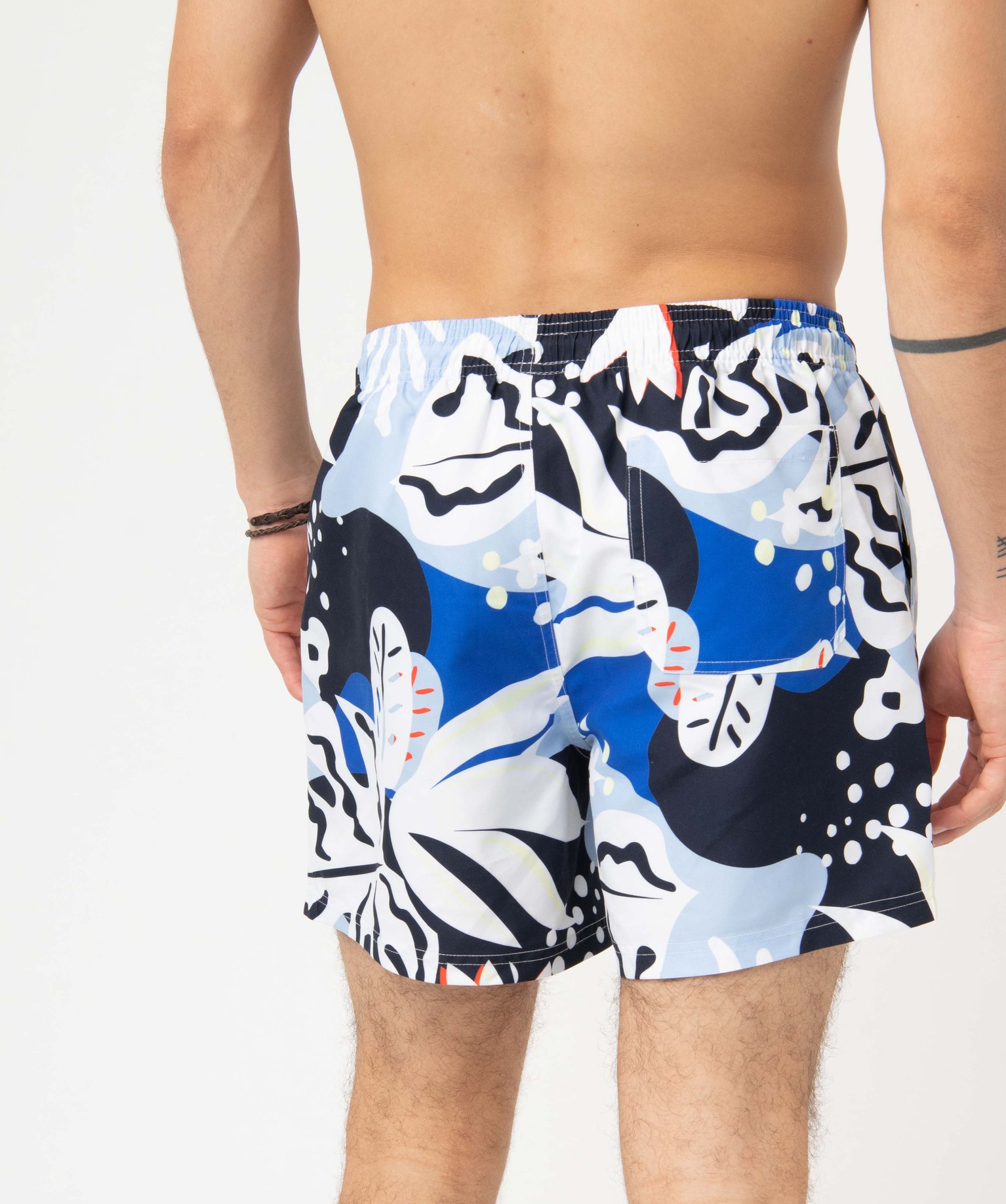 Short de bain homme imprimé avec slip filet intégré imprime | GEMO
