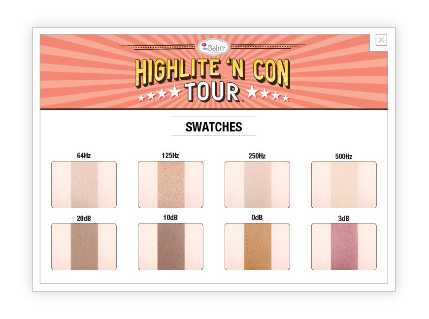 theBalm Paletten Highlite &'N Con Tour™ Highlight & Contour Palette
