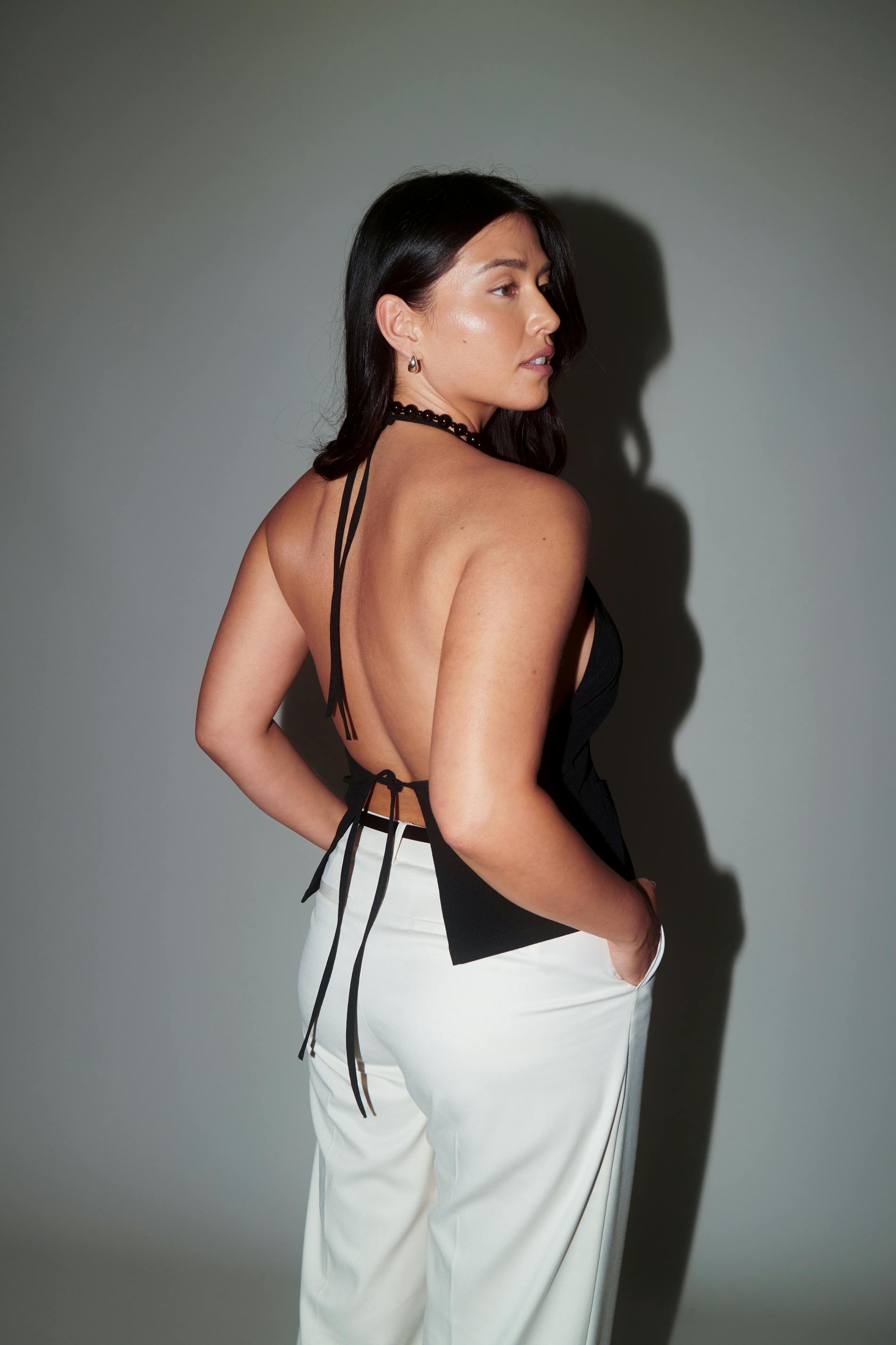 Halterneck vest