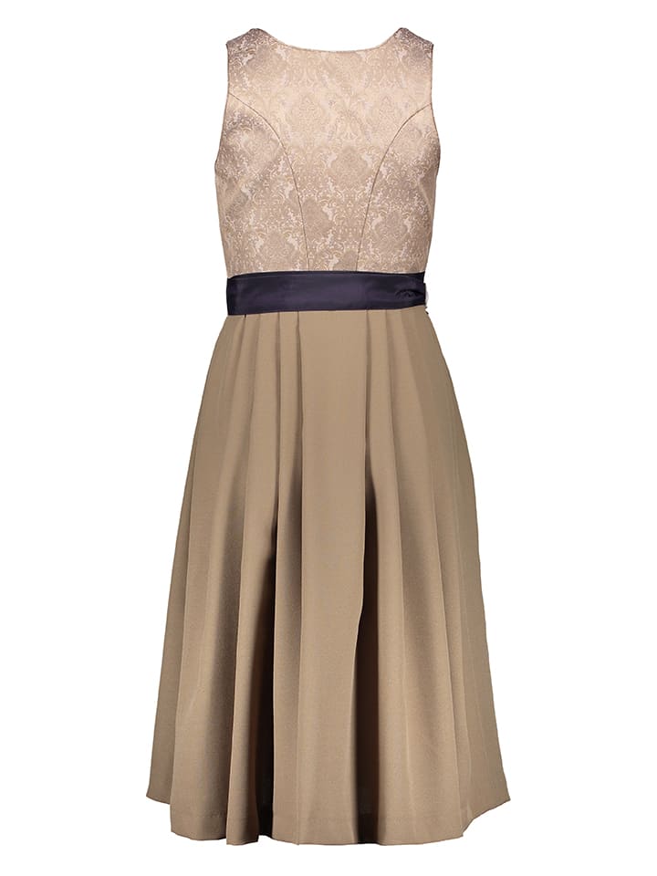 Turi Landhaus Dirndl in Beige günstig kaufen