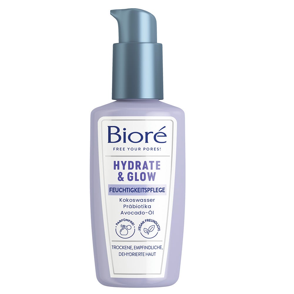 BIORÉ Hydrate & Glow Feuchtigkeitspflege 100 ml