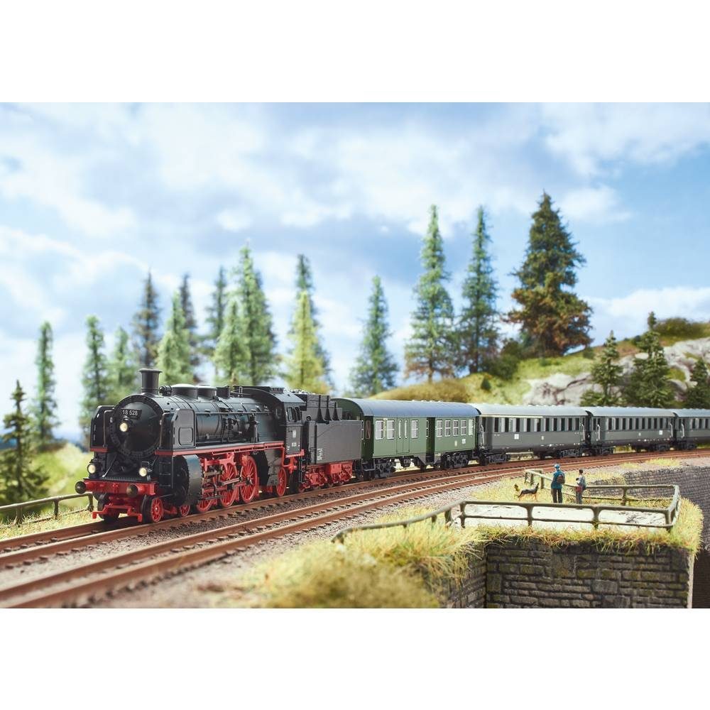 MiniTrix Diesellokomotive Dampflokomotive 18 495 der DB