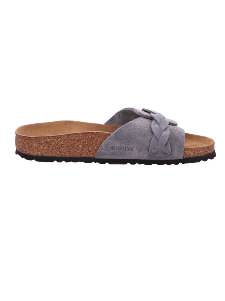 Birkenstock Pantolette in grau günstig kaufen