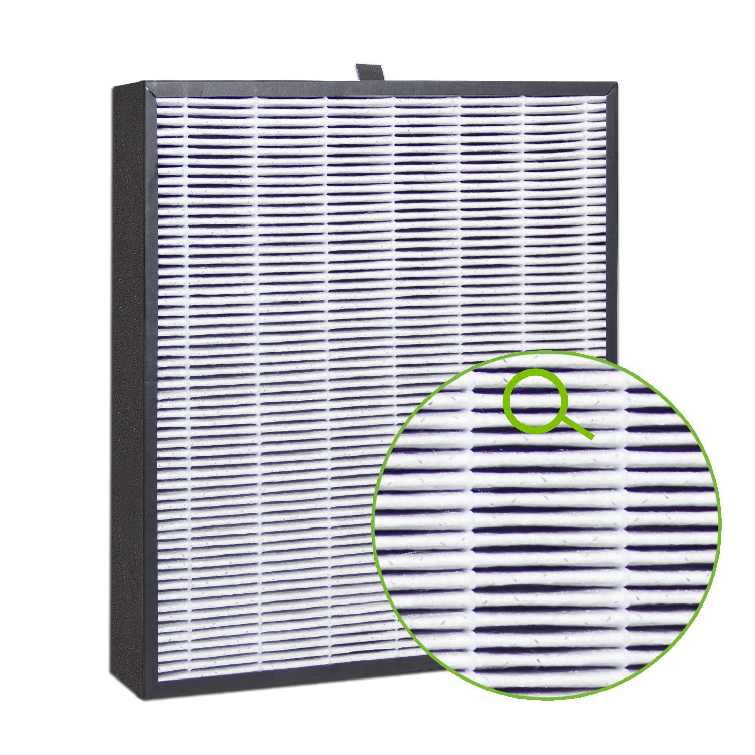 alfda Aktivkohlefilter AntiSMOKE Ersatzfilter, Zubehör für alfda Luftreiniger ALR160, ALR300 und ALR550, passend für alfda Luftreiniger