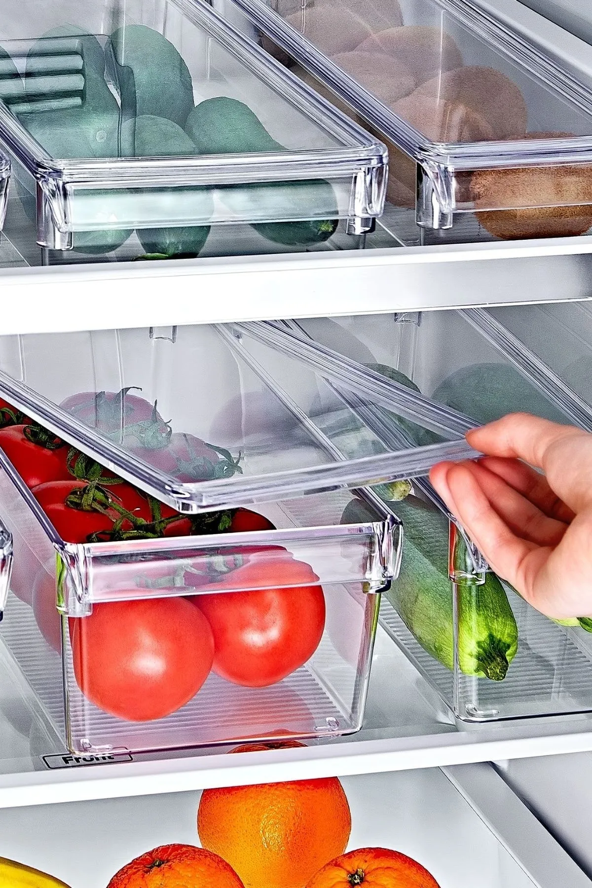 Nandy Home  Aufbewahrung Kleiderschrank - Orange - Plastik