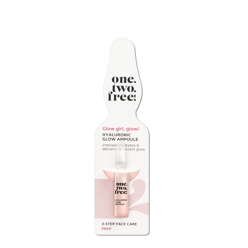 one.two.free! Hyaluronic Glow Ampoule Ampoule Eclat