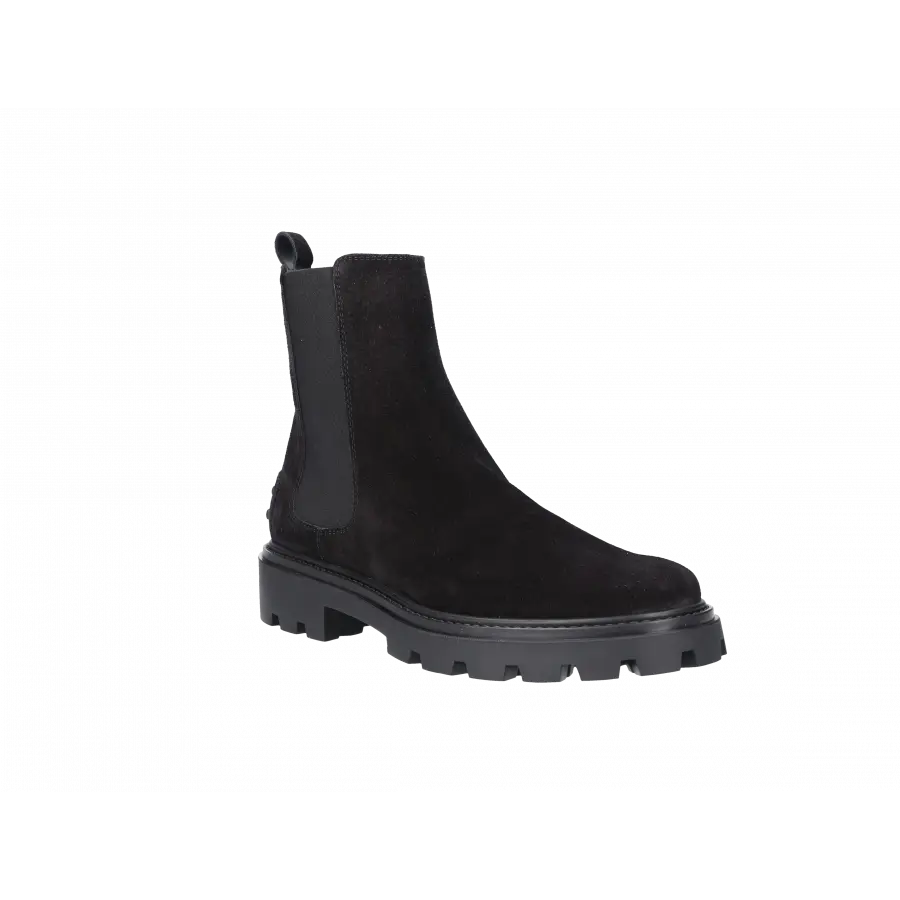 Tod's - Chelsea Boots W08J0 Veloursleder - schwarz