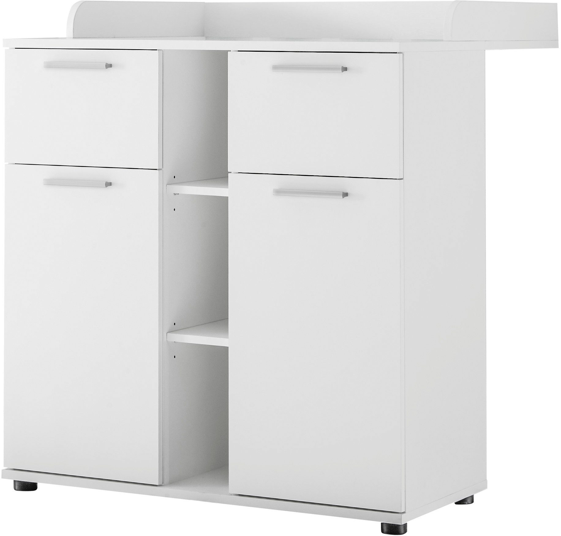 Begabino Babyzimmer-Komplettset Bibo, (Set, 3-St., Bett, Wickelkommode, Schrank), Bett + Wickelkommode + 3-trg. Schrank