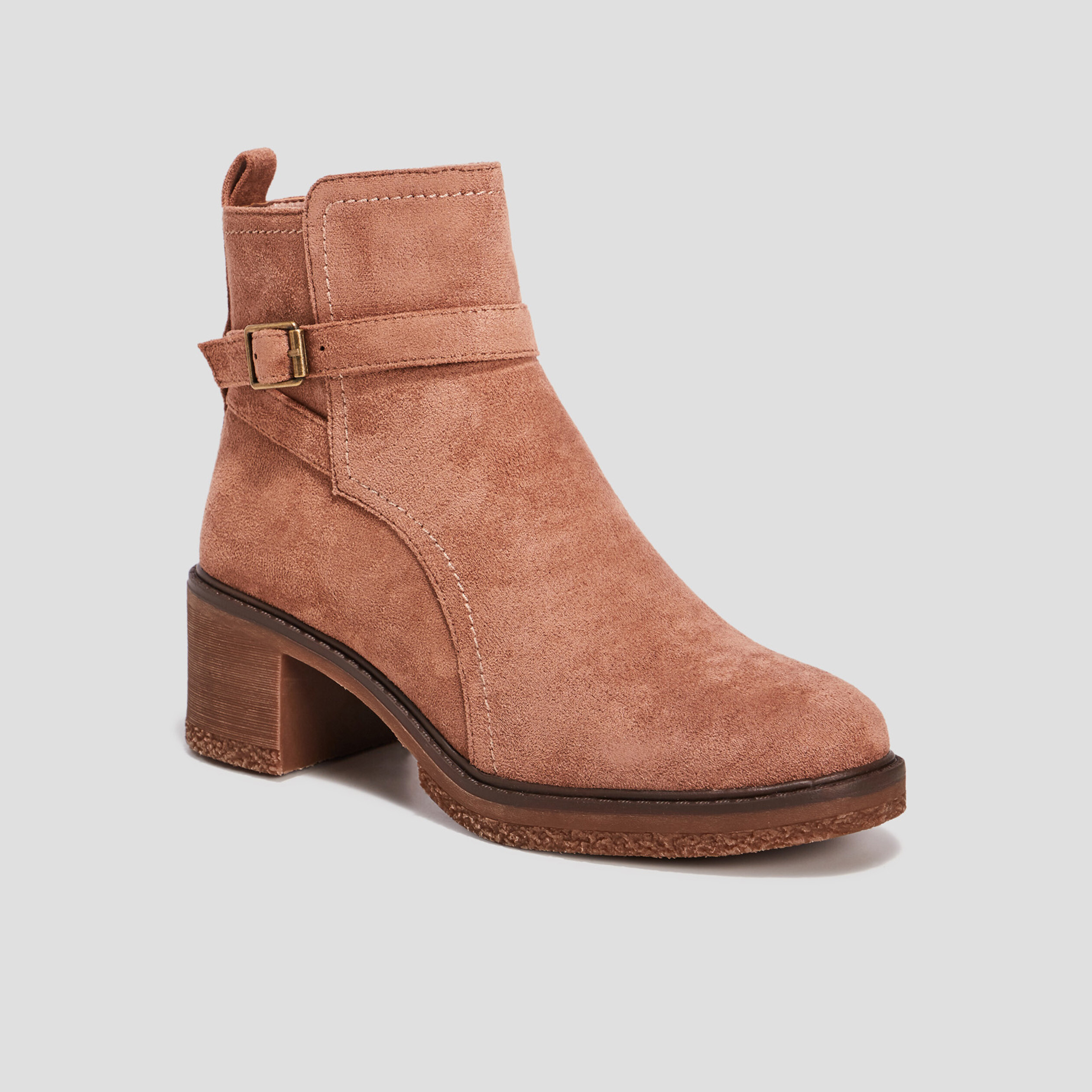 Bottines à talons sable femme | La Halle