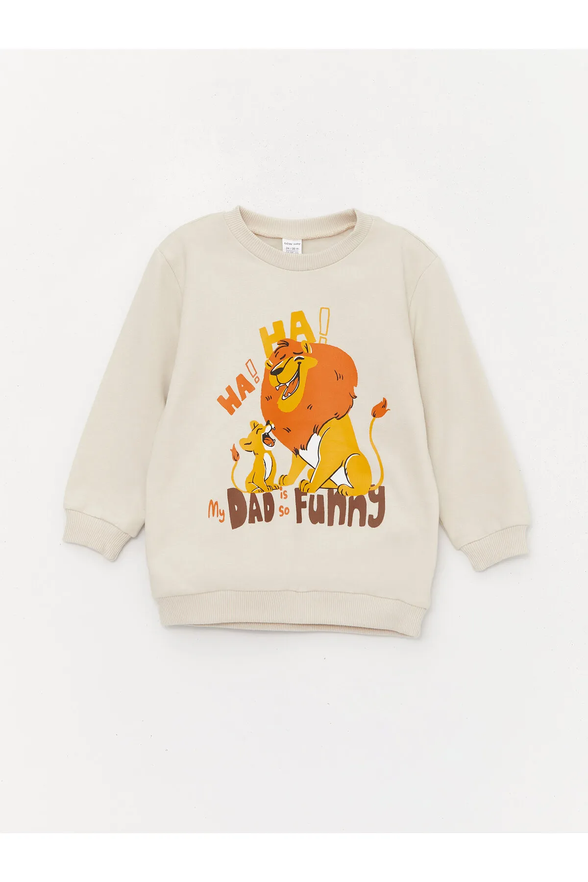 LC Waikiki  Langarm-Sweatshirt mit Rundhalsausschnitt für Babys und Jungen, 2er-Pack