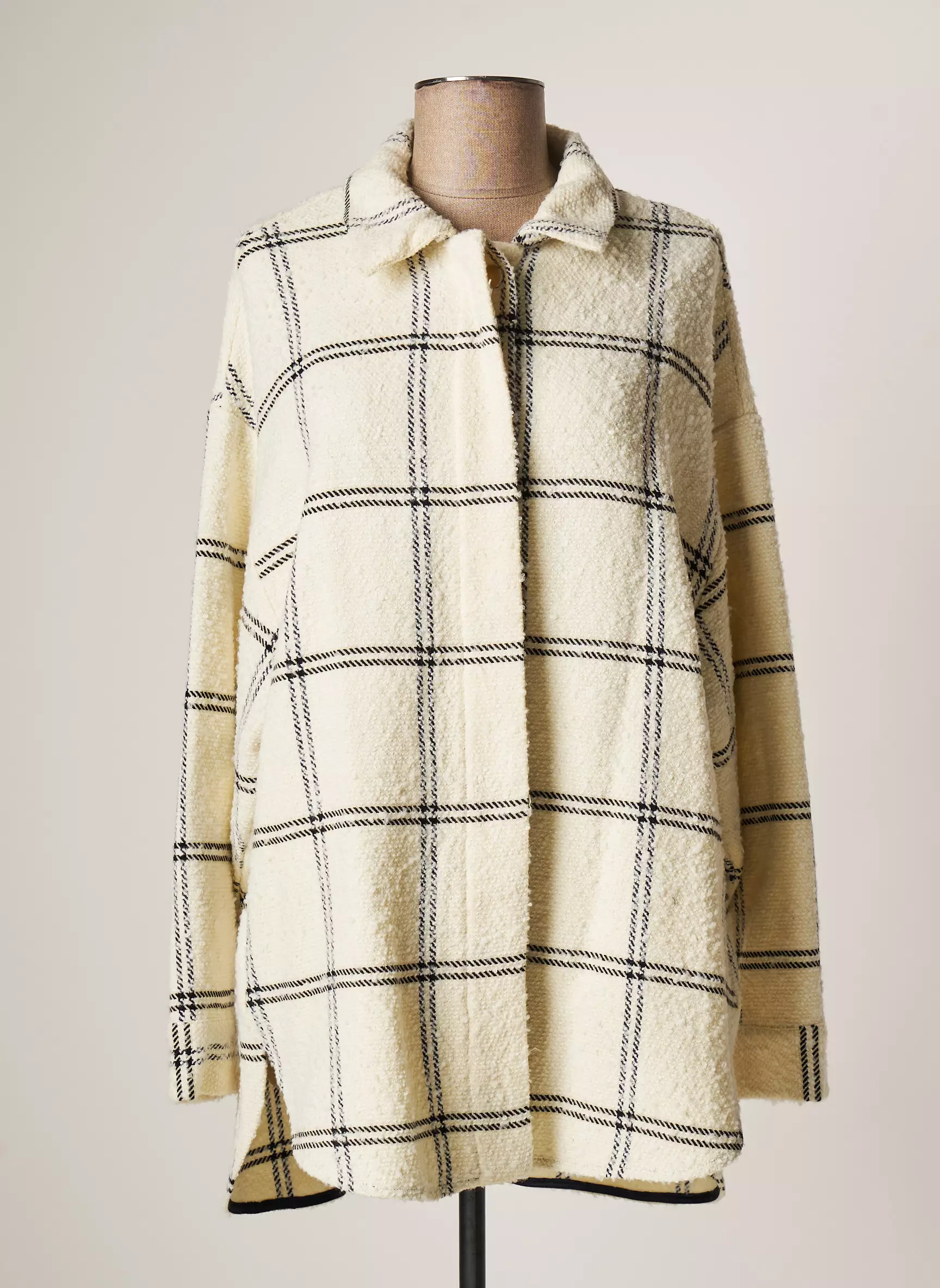 Lauren Vidal Vestecasual Femme couleur beige