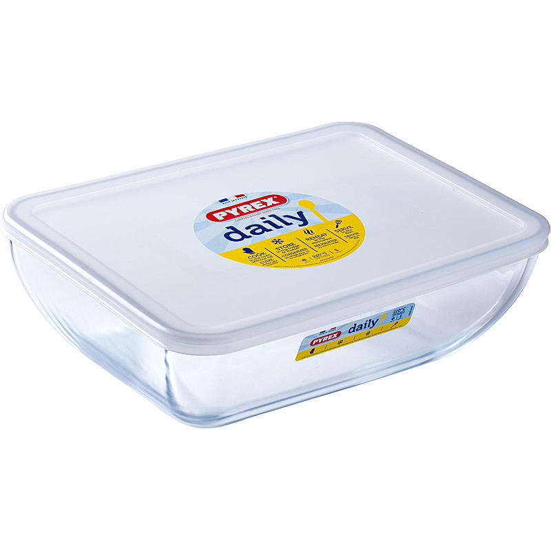 Pyrex Ildfast form 3,3 l m/lokk Pyrex