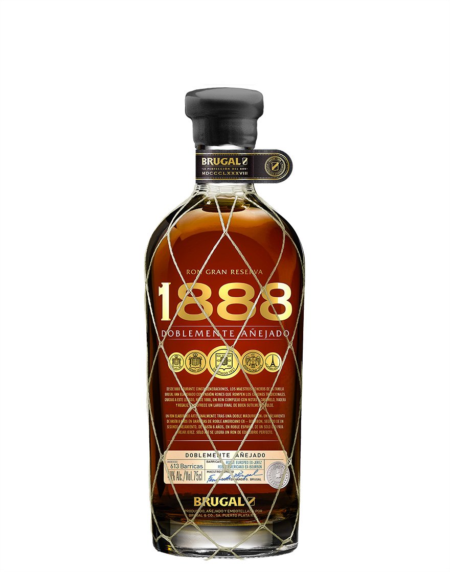 Ron Dominicano Gran Reserva 1888 Doblemente Añejado Brugal 0,75 ℓ