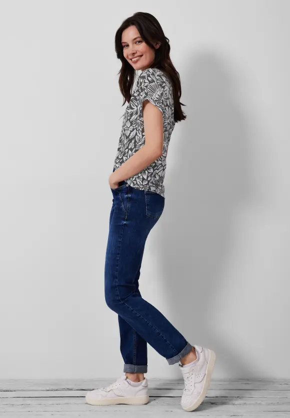 CECIL T-Shirt mit Blumenmuster