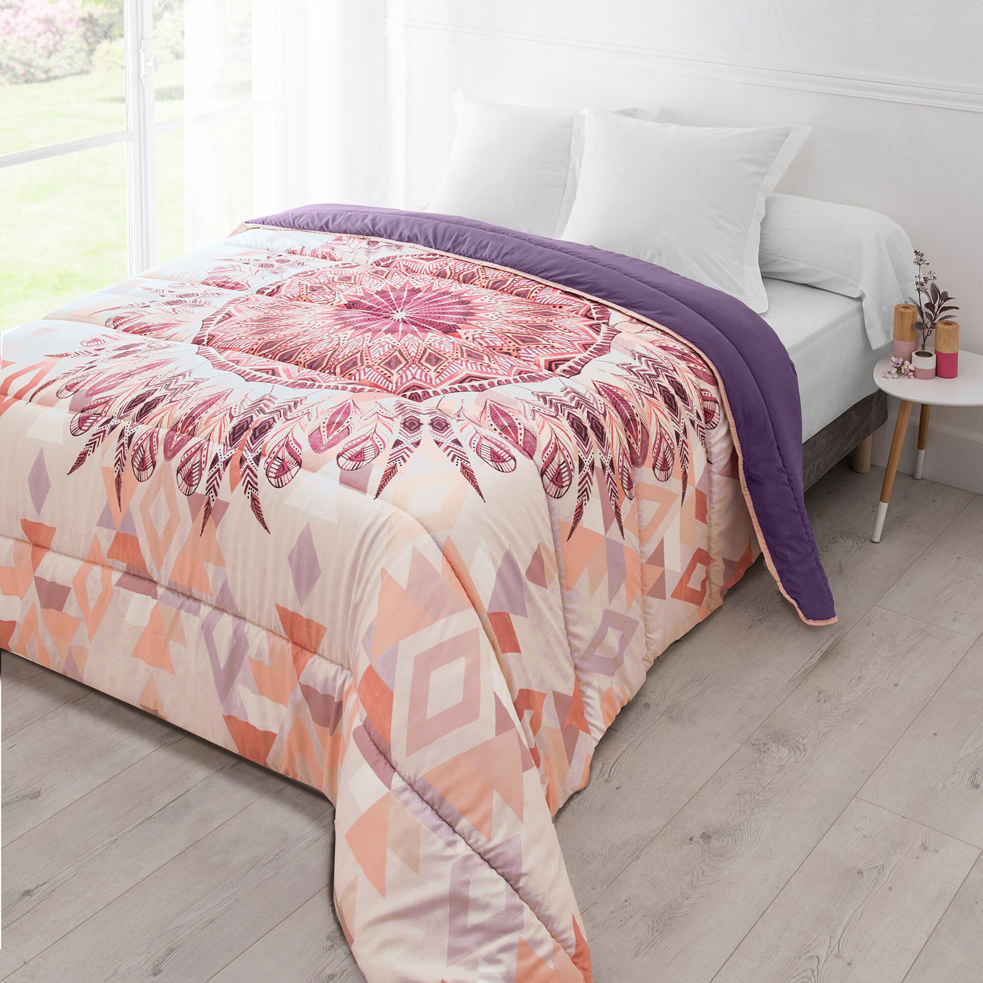 Couette microfibre imprimé Attrape-rêves 200g/m²
