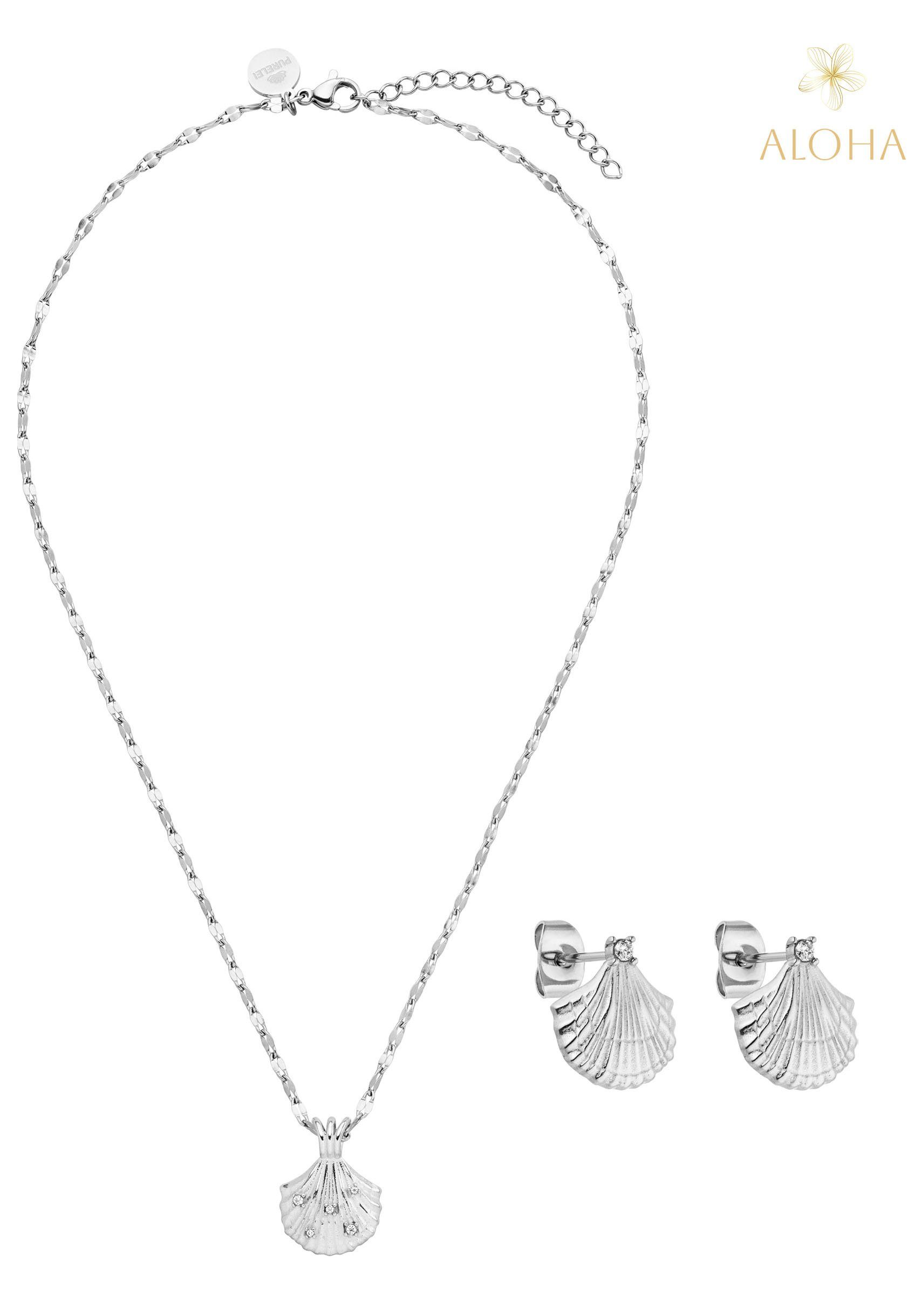 Purelei Schmuck-Adventskalender Schmuck Geschenk Adventskalender 2023, Anlass Geburtstag Weihnachten (Set, 24-tlg), mit Zirkonia (synth) und Süßwasserzuchtperlen