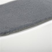 PawHut Katzenbett Katzenliege Katzen Wandliege Katzenregal Wandmontage Plüsch MDF Grau Weiß 53 x 28 x 12 cm