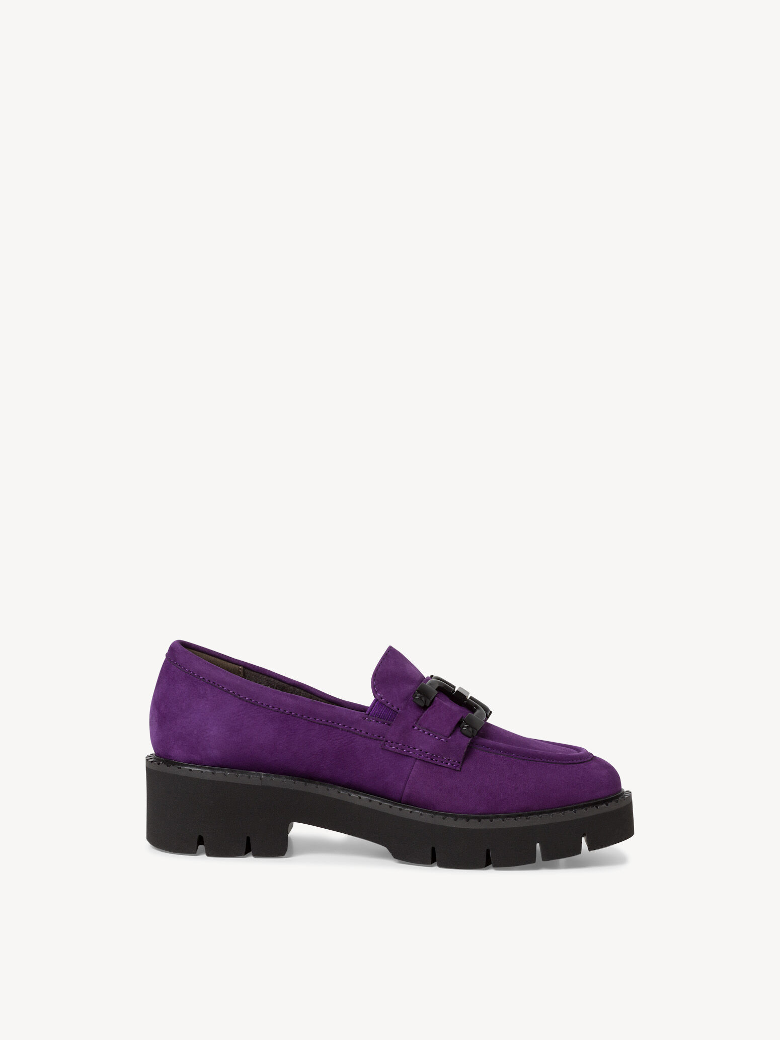 Slipper en cuir - mauve