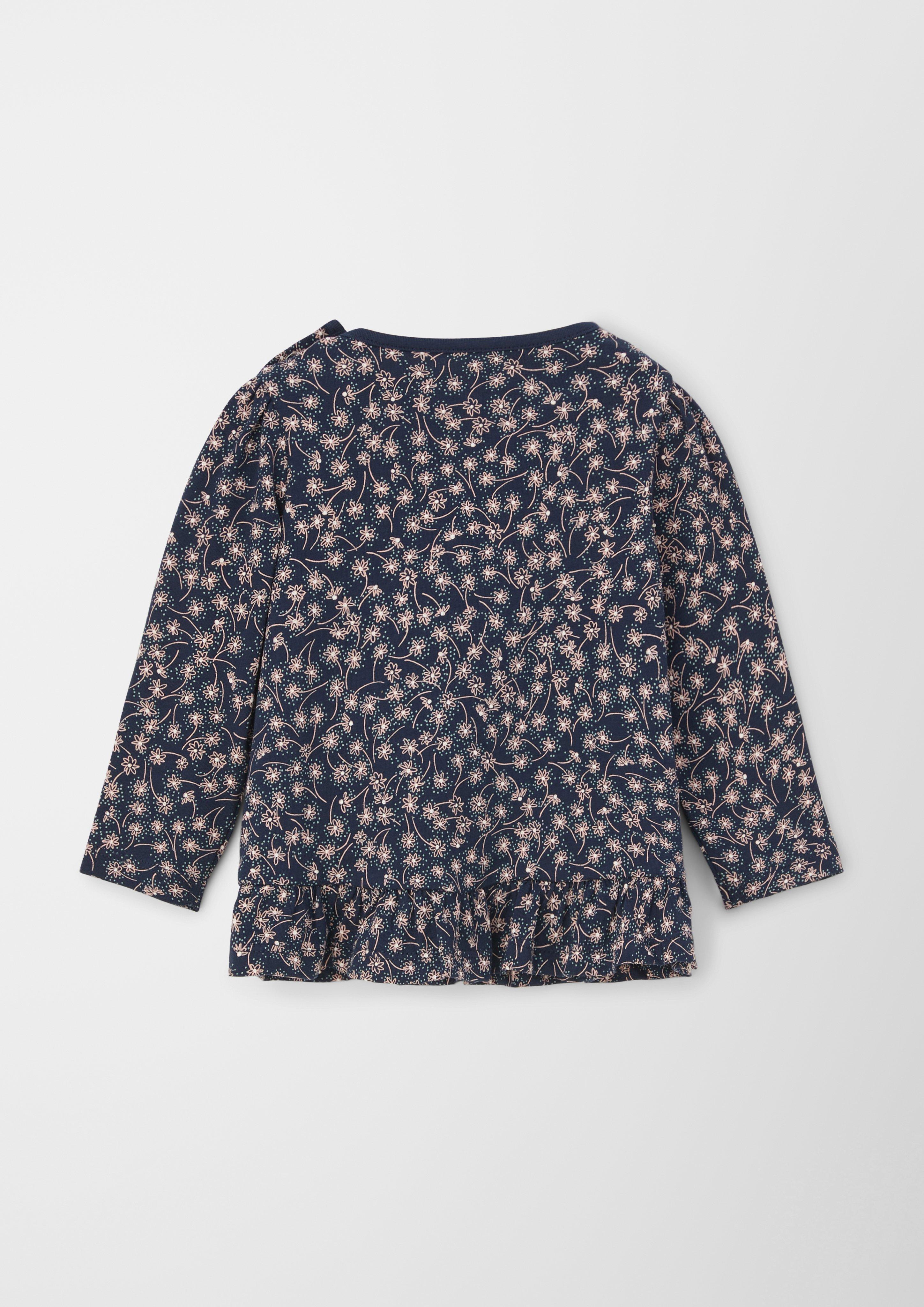 Longsleeve mit Rüschensaum  2123285-59A7